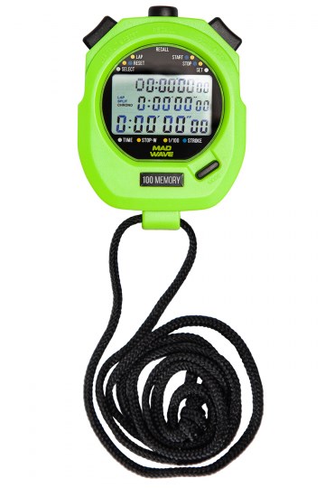 Секундомер STOPWATCH SW-100 memory, GREEN - фото 12422