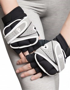 Перчатки со съемными утяжелителями для фитнесса Weighted Gloves -0.5kg, L - фото 13184