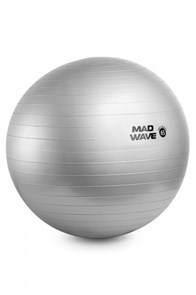 Мяч для фитнеса Anti burst Gym Ball, 30, Grey - фото 14619