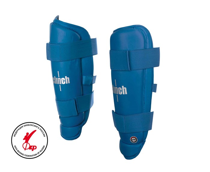 Защита голени Clinch Shin Guard Kick синяя - фото 15027