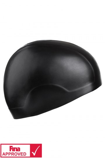 Силиконовая шапочка R-CAP FINA Approved, L, Black - фото 6550