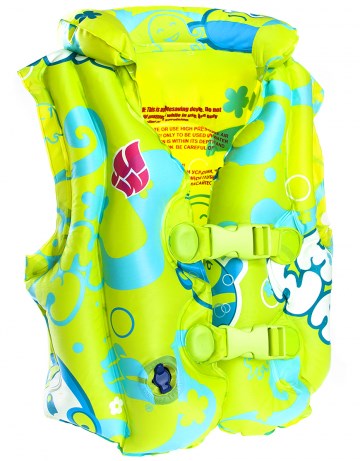 Жилет надувной Swimvest Mad Bubbles, 3-6 years, Yellow - фото 8699