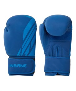 Перчатки боксерские INSANE ORO IN23-BG400, ПУ, синий, 10 oz
