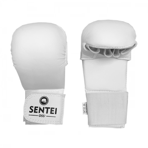 Перчатки-накладки для каратэ Sentei 1222 Bestsport (S, белый)