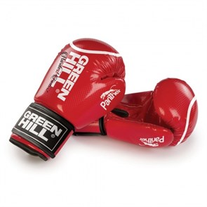 Боксерские перчатки PANTHER красные (12oz)