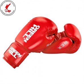 Боксерские перчатки REX красные (14 oz)